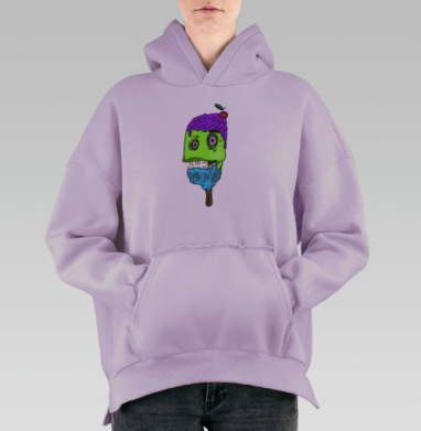 Мороженко, Hoodie Oversize Fiolet, утепленная