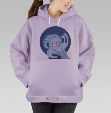 Музыкальная улитка, Hoodie Oversize Fiolet