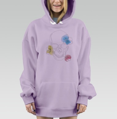 НекРоманс, Hoodie Mjhigh Dig Mel, Fiolet, утепленная