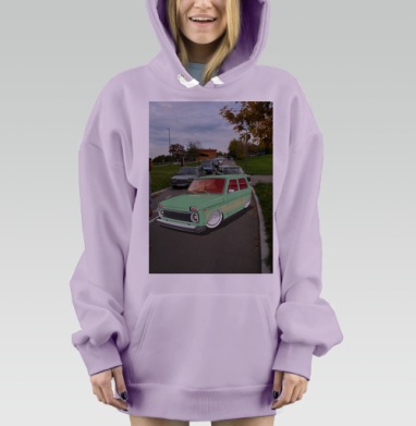 Нива, Hoodie Mjhigh Dig Mel, Fiolet, утепленная