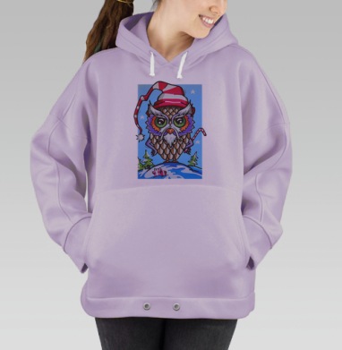 НОВОГОДНИЙ ШКЕТ, Hoodie Oversize Fiolet