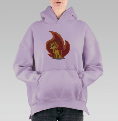 Огонек, Hoodie Oversize Fiolet, утепленная