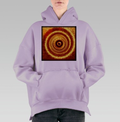 Око, Hoodie Oversize Fiolet, утепленная