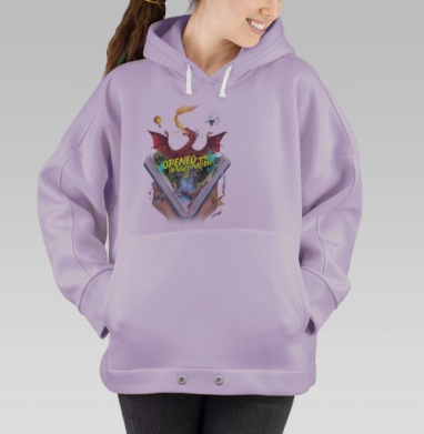 Открытое воображение, Hoodie Oversize Fiolet