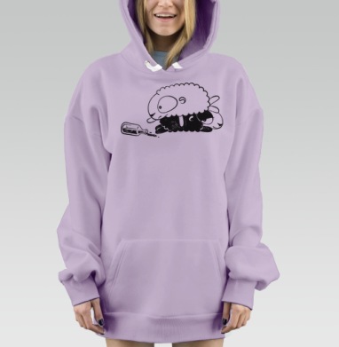 Овцепати, Hoodie Mjhigh Dig Mel, Fiolet, утепленная