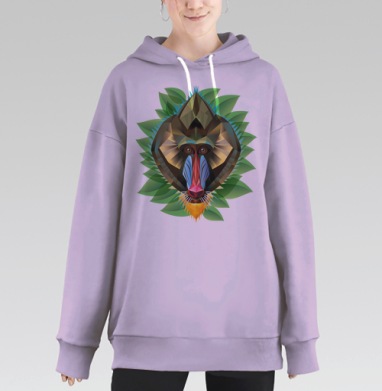 Павиан, Hoodie Long Oversize Fiolet