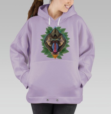 Павиан, Hoodie Oversize Fiolet