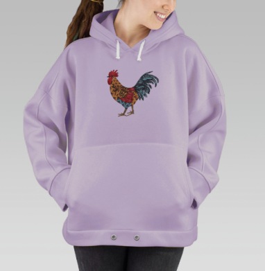 Петух, Hoodie Oversize Fiolet