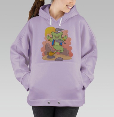 Плюшевый мишка Джинн, Hoodie Oversize Fiolet