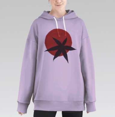 Помидор, Hoodie Long Oversize Fiolet
