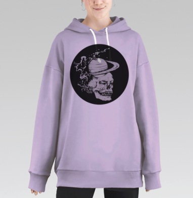 Помни, Hoodie Long Oversize Fiolet