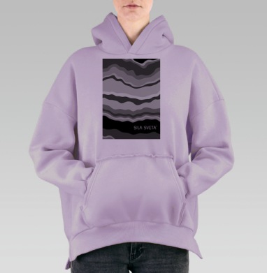 Printt / Принтт, Hoodie Oversize Fiolet, утепленная