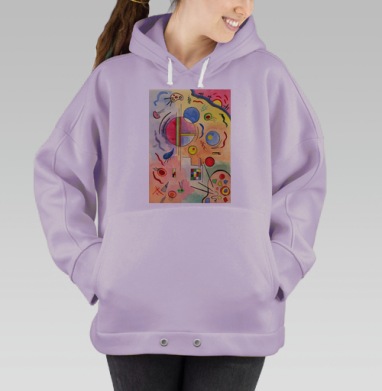 Привет Кандинскому два, Hoodie Oversize Fiolet