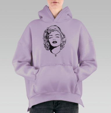Проклятье Мэрилин, Hoodie Oversize Fiolet, утепленная