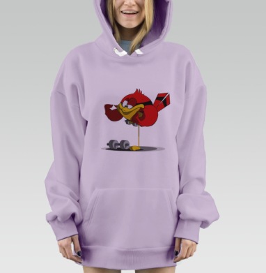 Птеньчик Физкультурник, Hoodie Mjhigh Dig Mel, Fiolet, утепленная