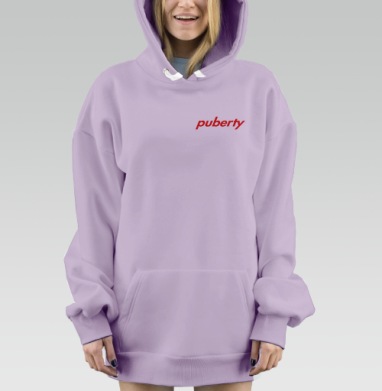 Puberty / Пубертат, Hoodie Mjhigh Dig Mel, Fiolet, утепленная