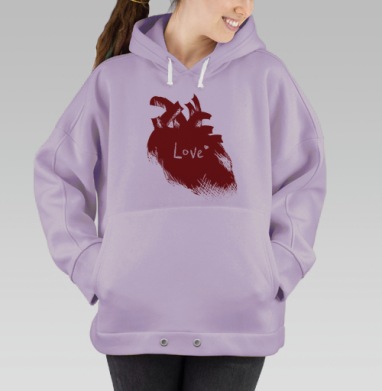 Реальная любовь, Hoodie Oversize Fiolet