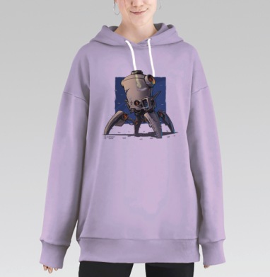 Робо, Hoodie Long Oversize Fiolet