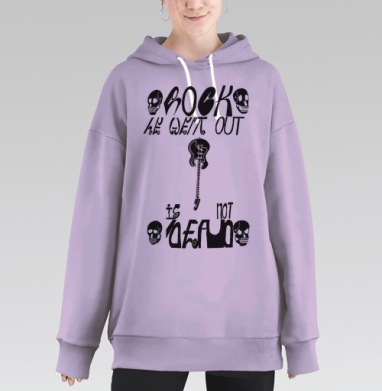 Рок Жив, Hoodie Long Oversize Fiolet