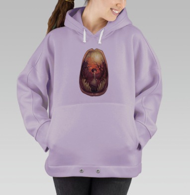 РОТ, Hoodie Oversize Fiolet