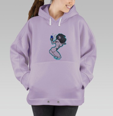 Селфи, Hoodie Oversize Fiolet