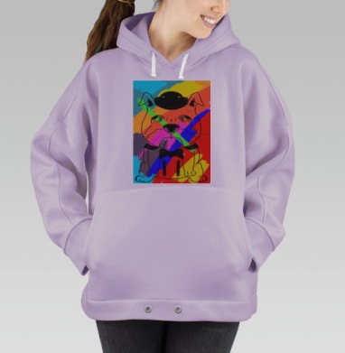 Шерлок Дог, Hoodie Oversize Fiolet