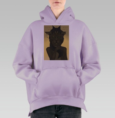 Шиповница, Hoodie Oversize Fiolet, утепленная