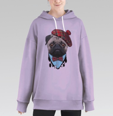 Шотландец, Hoodie Long Oversize Fiolet