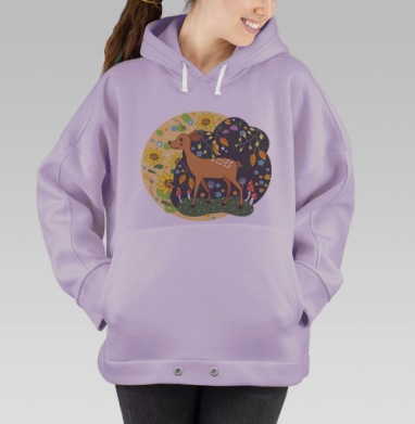 Сила природы, Hoodie Oversize Fiolet