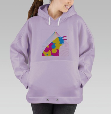 Сила света. Меняет привычное, Hoodie Oversize Fiolet