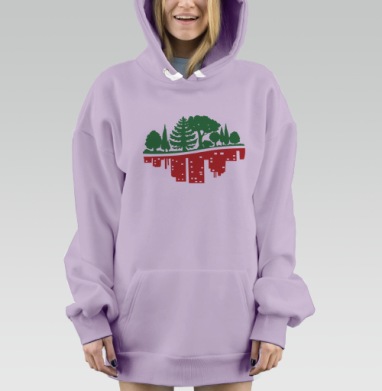 СИМБИОЗ, Hoodie Mjhigh Dig Mel, Fiolet, утепленная