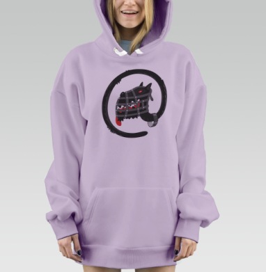 Собачка, Hoodie Mjhigh Dig Mel, Fiolet, утепленная