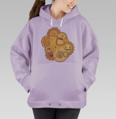 Солнышки, Hoodie Oversize Fiolet