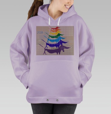 Таксы, Hoodie Oversize Fiolet