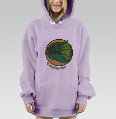 Тайдхантер, Hoodie Mjhigh Dig Mel, Fiolet, утепленная