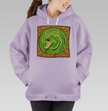 Удав, Hoodie Oversize Fiolet