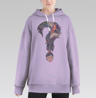 В моей голове, Hoodie Long Oversize Fiolet