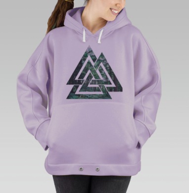 Валькнут, Hoodie Oversize Fiolet