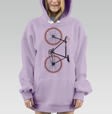 Велосипед, Hoodie Mjhigh Dig Mel, Fiolet, утепленная