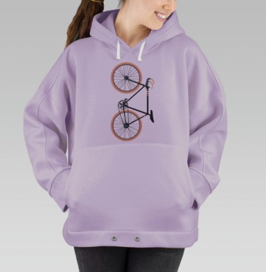 Велосипед, Hoodie Oversize Fiolet