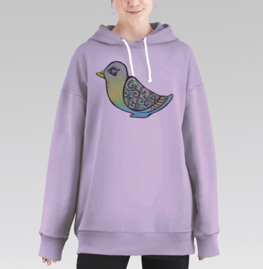 Веснянка, Hoodie Long Oversize Fiolet