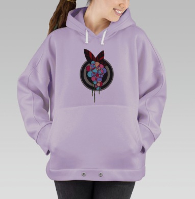 Виноград, Hoodie Oversize Fiolet