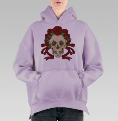Вместе навсегда (жен) (жен.), Hoodie Oversize Fiolet, утепленная