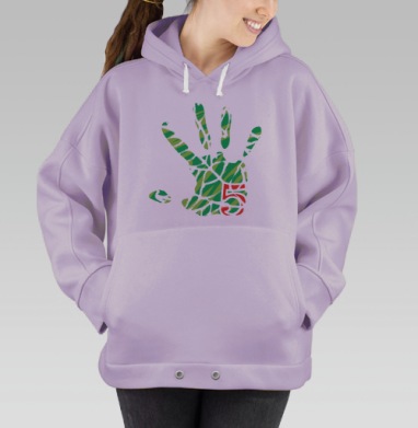Всё в наших руках, Hoodie Oversize Fiolet