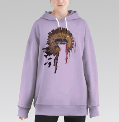 Всего лишь дым, Hoodie Long Oversize Fiolet