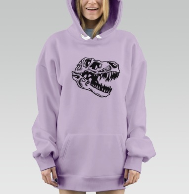Вымерший вид, Hoodie Mjhigh Dig Mel, Fiolet, утепленная