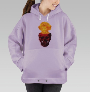Взрыв мозга, Hoodie Oversize Fiolet
