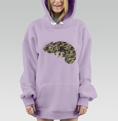 Хамуфляж, Hoodie Mjhigh Dig Mel, Fiolet, утепленная