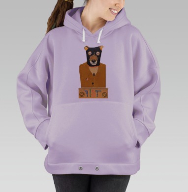 Хитрый лис, Hoodie Oversize Fiolet
