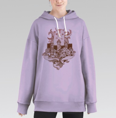 Хранитель, Hoodie Long Oversize Fiolet